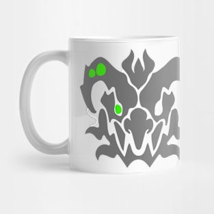 Monster face illustration artwork Mug